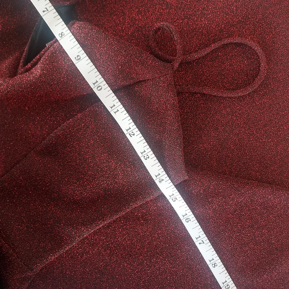 Rue 21, beautiful burgundy, size medium party dress - Picture 5 of 7